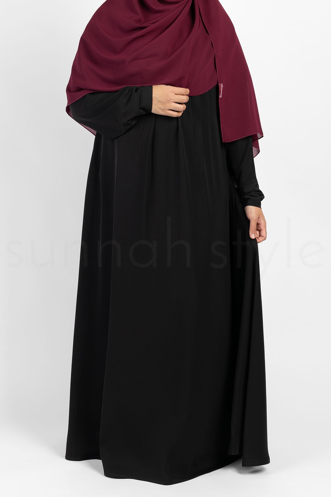 Simplicity Umbrella Abaya (Black)